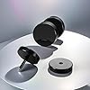 RXKFIGX 8 Paare Edelstahl Schwarze Stud Ohrstecker Set für Herren Frauen, Ohrstecker Schwarz, Schwarz Matt Runde Ohrsteckers Hypoallergen Piercing Ohrringe für Empfindliche Ohren 3-10mm #2