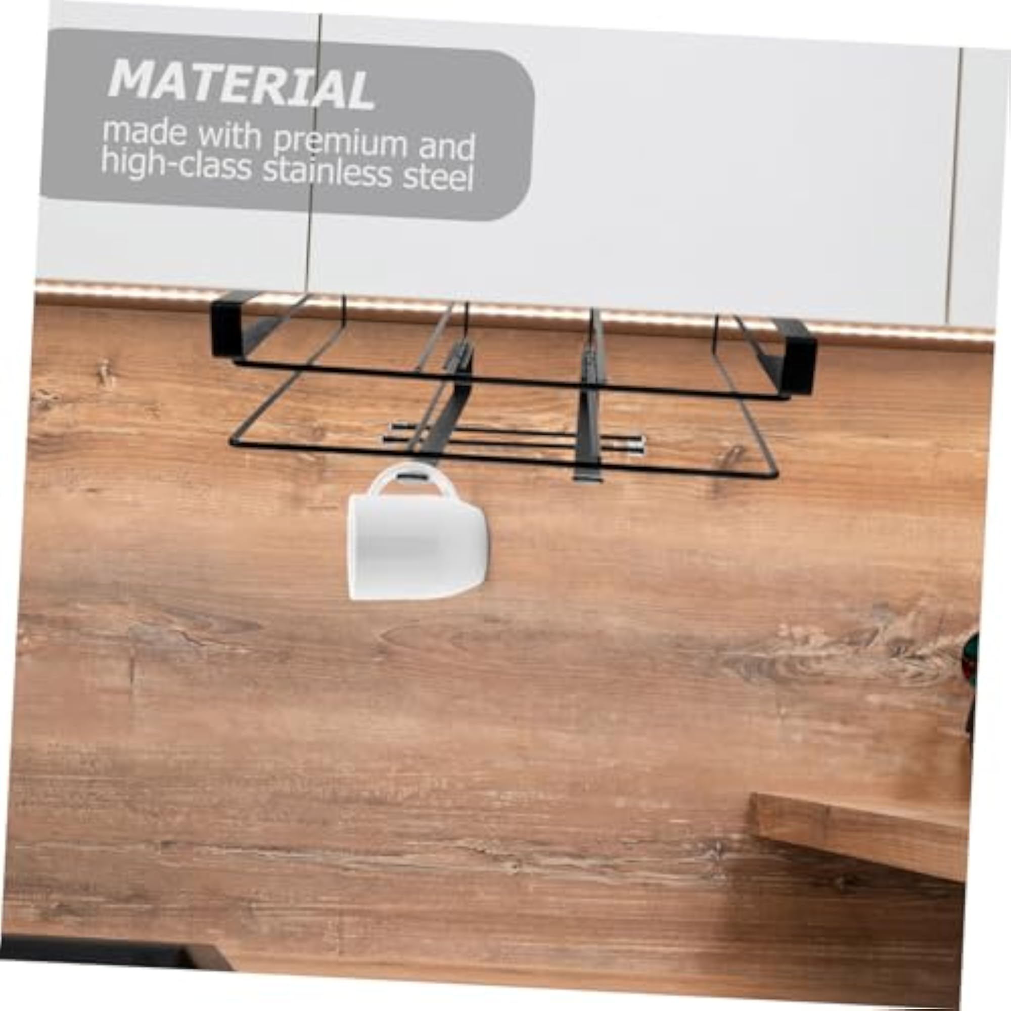 Stainless Steel Cutting Board Holder for Cabinet Storage