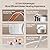 Feelrogast Electric Tank Water Heater-8 Gallon Under Sink Instant Hot Water for RV, Camper, Kitchen, Food Truck, 120V 1500W, Dusty Rose, Wall or Floor Mounted