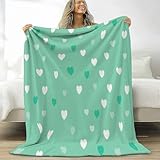 Photo Gallery xcqhzyq coperta in pile sherpa per bambini modello a cuore dei cartoni animati, coperta per divano peluche morbidi flanella coperte letto singolo 100x150 cm lenzuola copriletto, verde menta Photo Gallery xcqhzyq coperta in pile sherpa per bambini modello a cuore dei cartoni animati, coperta per divano peluche morbidi flanella coperte letto singolo 100x150 cm lenzuola copriletto, verde menta