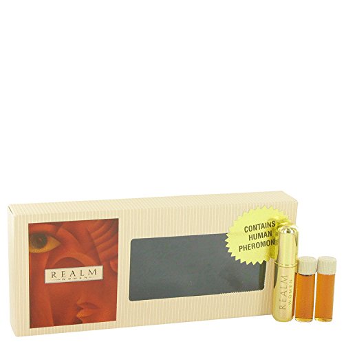 REALM by Erox Mini EDT Spray with 2 Refill Cartridges 4 ml for Women