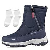 Men’s Waterproof Orthotic Winter Work Boots, Extreme...