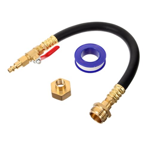 Cabilock 1 Juego Conjunto de Adaptador de Compresor de Aire Rociadores Rápida Desagüe y Anticongelante Herramienta Multifuncional Camper