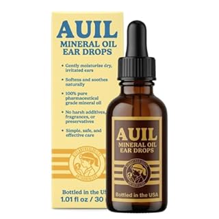 Auil - Mineral Oil Ear Drops - Pharmaceutical Grade, Natural Ear Care for Dry Irritated Ears, Ear Wax, Itchy Ears, and Swimming - No Harsh Additives - Doctor Curated and Bottled in USA