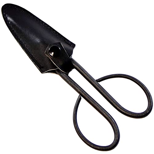 Kakuri Satsuki Bonsai Scissors 7" (180 Mm) Professional Bonsai Tool, Japanese Carbon Steel, Black, Made In Japan #TOP3