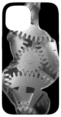 Gray Gears in Crack, EBM (�d�q�{�f�B�~���[�W�b�N) �f�U�C�� �X�}�z�P�[�X iPhone 15 �p