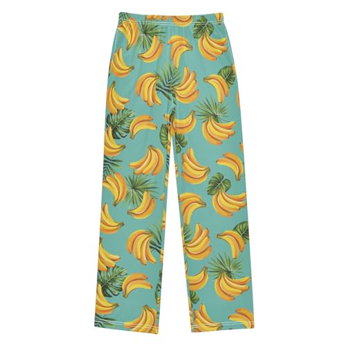 Banana Subtropical Fruit Pajama Pants Long Sleep Pant Pajama Bottoms Elastic Waist with Pockets2