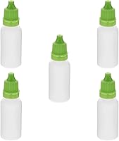 Vista 1 de Othmro Botellas cuentagotas de plástico de ojo de laboratorio de polietileno de 0.5 onzas, 10 piezas, gotero líquido exprimible de 0.0 fl oz, boca