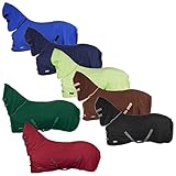 RL24 Abschwitzdecke mit Halsteil und Kreuzgurt (abnehmbar) BASICLINE Royalblau 145cm