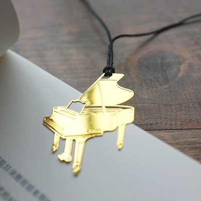 Fascola Pack Of 6 Cute Kawaii Musical Instruments Metal Bookmark For Books Mark Paper Clip Children School Office Supplies #TOP6