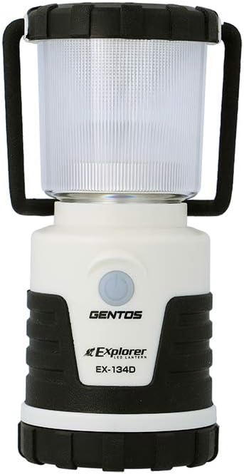 GENTOS EX-134D LED Lantern, Brightness 210 Lumens, Operation Time 12 Hours, Dustproof, Splashproof, Uses 4 AA Batteries, ANSI Standard Compliant, for Power Outages, Light, Disaster Prevention