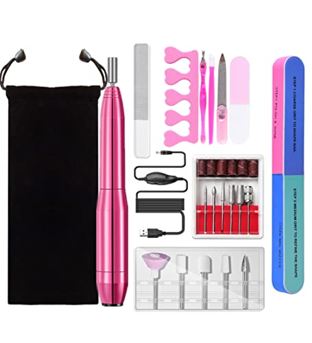 MIUVA Professional Electric Nail Drill Kit: Perfect Nail Care Tool for Manicure and Pedicure