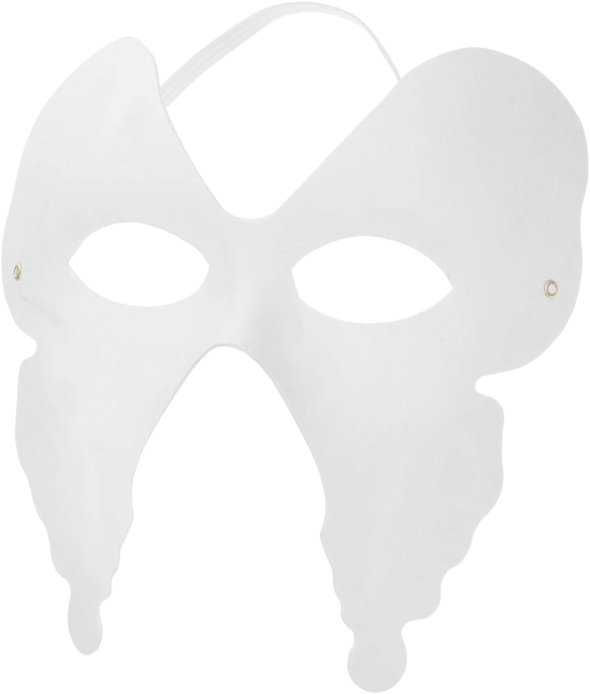 Alipis Blank Butterfly Paper Mask for DIY Painting Halloween Costume Events