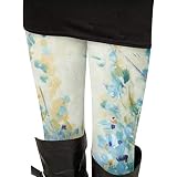 callmo Halloween Damen Leggings, Leggings Damen, Leggings Damen Sport Damen Pumphose Haremshose Sommerhose Pluder Aladin Strandhose Ornament-Print Baumwollhose