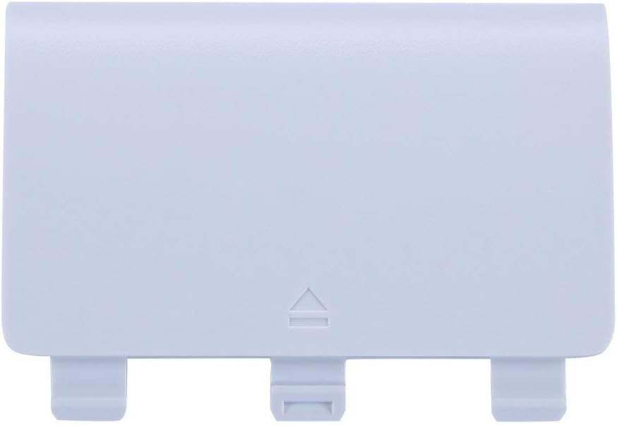 2X Battery Cover Door for Xbox One Controller, Battery Back Shell Repair Part Compatible with Xbox One, One S, One X Wireless Controller (White) image 4