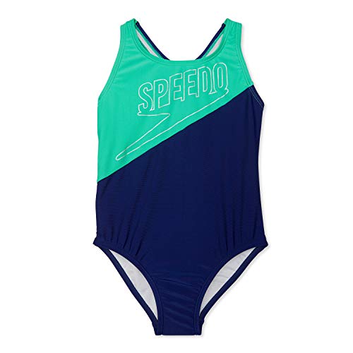 Image of Speedo Girls Printed Sport Splice