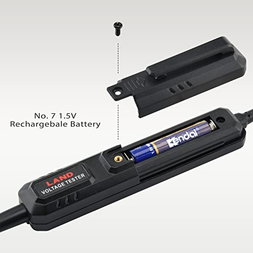 Land Car Circuit Tester Automotive 0.8-100V Dc/Ac Digital Light Voltage Tester,Auto Voltage Tester Electric Probe Test Pen,Heavy Duty Light Tester With Voltmeter #TOP4