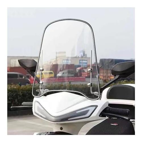 Moto-glace de pare-brise universel avec clignotant et batterie pour moto