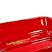 Lucky Bums Kids 48 Inch Single Person Plastic Snow Toboggan Sled for All Winter Conditions with Pull Rope for Children Ages 8 to 15, Red