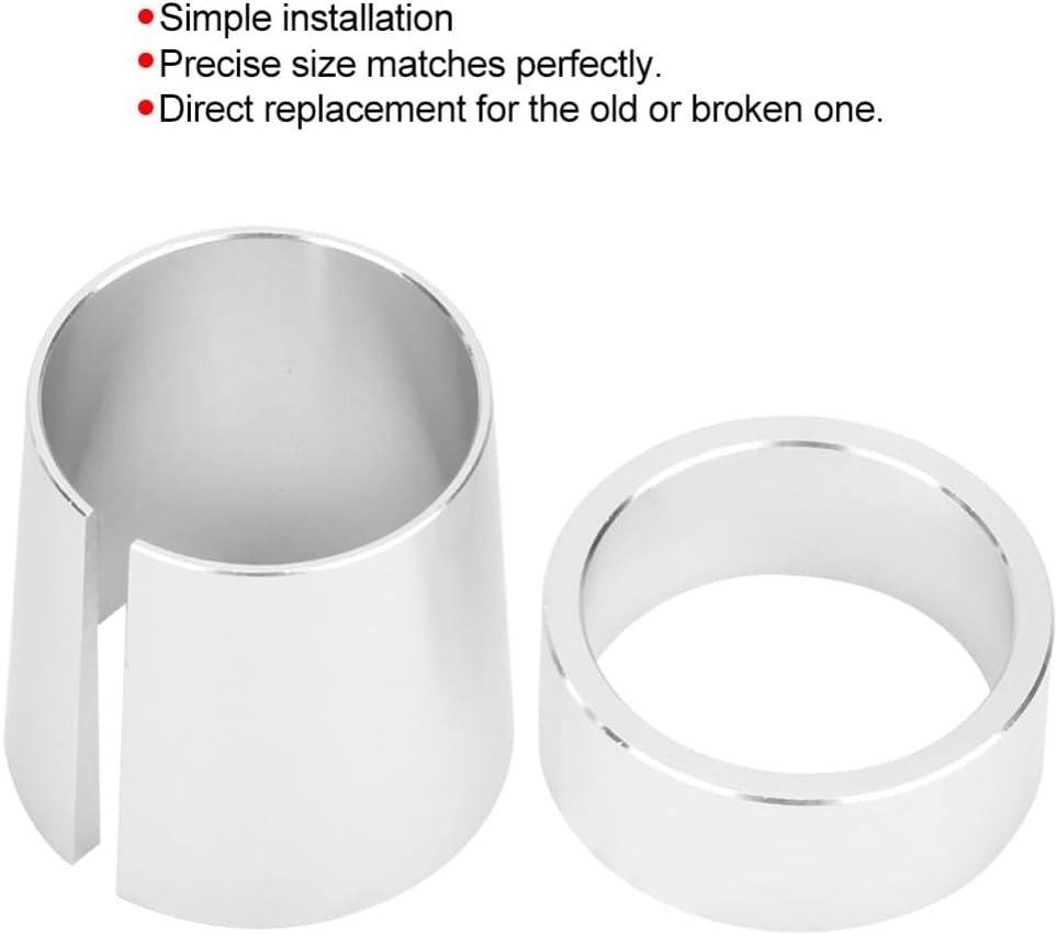 Silver Drive Clutches Gas Compatible Durable Clutch Shaft Tapered Drive Adapter for Clone GX200 Mechanical Connections(Silver)