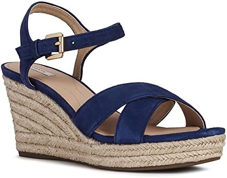 Geox Women's Wedge Heels Sandals, Blue, 8 | Image 5