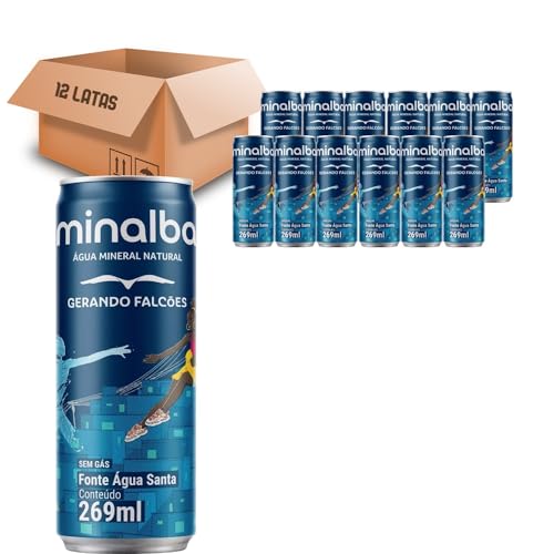 Agua Mineral Natural MINALBA Ed. Especial 269ml (12 latas)