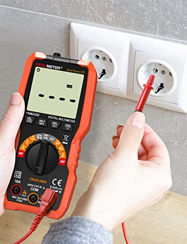 Digital Multimeter, 6000 Counts Auto Range, genaues Messen von AC/DC-Spannung, Amperemeter,...