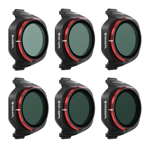 Freewell Bright Day 6er-Pack ND/PL Filter fĂĽr DJI Mini 5 Pro