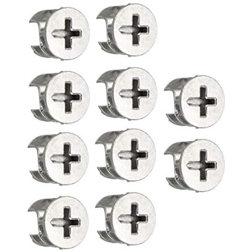 TA-VIGOR 10Pcs Furniture Connecter Cam Lock Nuts Fittings