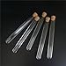 WELANGBN 10Pcs Clear Plastic Test Tubes with Cork Stoppers, 15x150mm 13ml, Good Seal for Jewelry Seed Beads Powder Spice Liquid Storage, Lab Use or Decoration