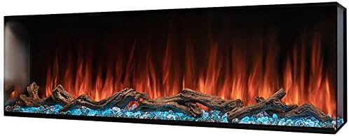 Modern Flames Landscape Series Pro MultiView 3-Sided Wall Mount/Built-In Electric Fireplace (LPM-5616-TH-WTC/LP), 56-Inch, Wireless Thermostat & Full Wall Control