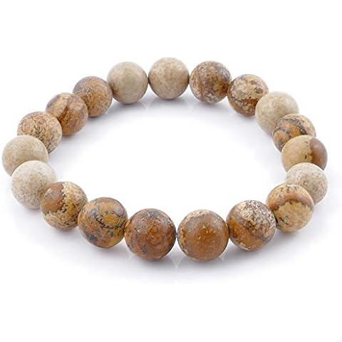 ARITZI - Pulsera de Piedras Naturales Jaspe Madera Cover