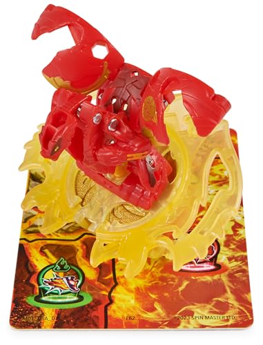 BAKUGAN 3.0 - Pack 1 Special Attack Dragonoid - Assemblez Et Personnalisez Votre Bille 1 Anneau De Combat, 1 Lanceur et 3 Cartes - Collection Jouet - Jouet Enfant 6 Ans Et +