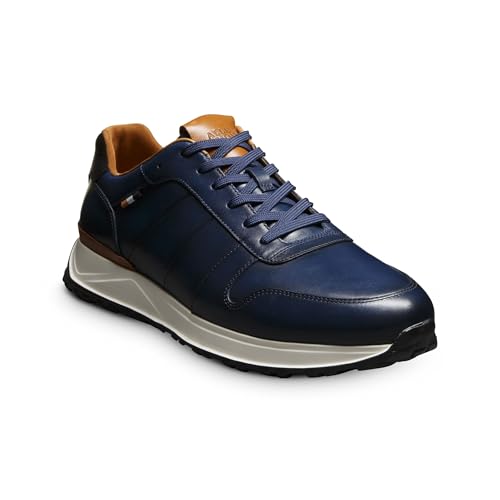 Allen Edmonds Mens Lawson Leather Trainer Navy Leather 9.5 D by Allen Edmonds - Used condition - US$133.36