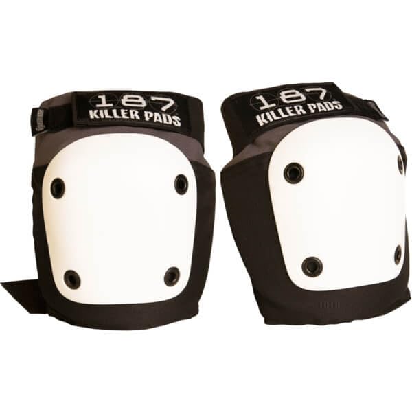 187 Fly Knee Pads XS Grey/Black with White