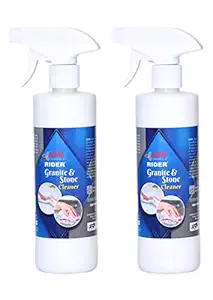 RIDER Granite & Stone Cleaner For all types of Marble, Granite & Stone 500 ML Spray X 2