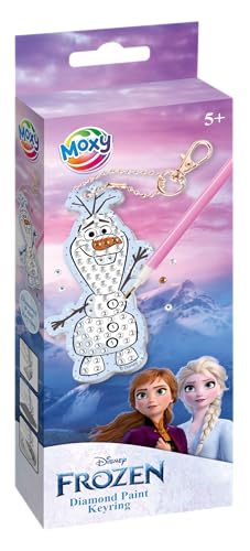 Totum Disney La Reine des Neiges Kit porte-clés peinture diamant à faire soi-même, à partir de 4 ans, multicolore, S, Disney Frozen
