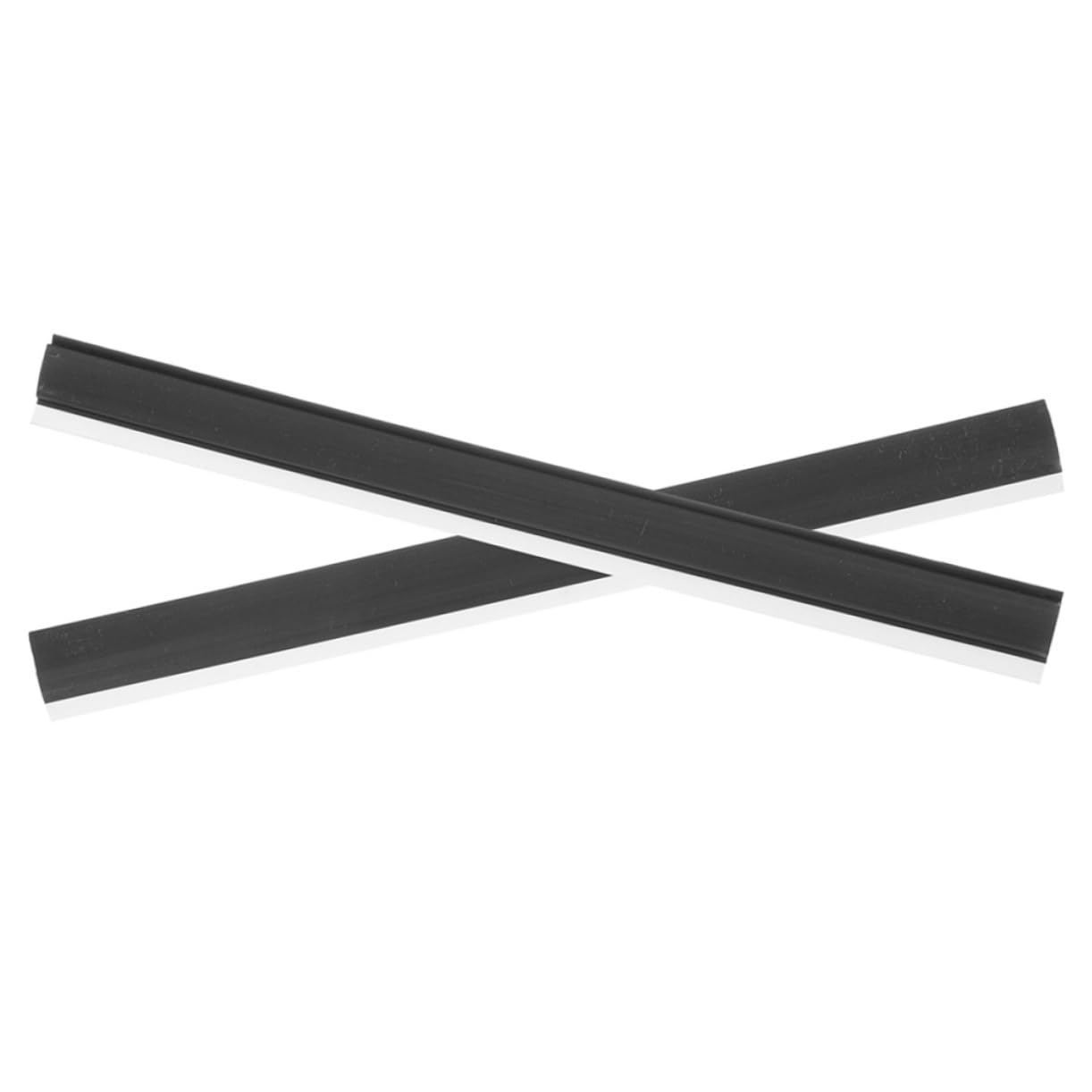 IWOWHERO 2Pcs Dustpan Lip Replacement Strips Edge Protector for Garbage Shovel Durable Inlet Pressing Strips for Dustpan Repair Edges