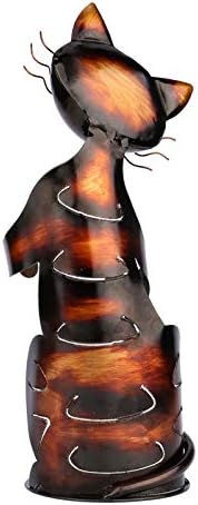 Kavolet Cat Wine Holder Stands Racks, Cat Wine Bottle Holders Novelty Metal Sculpture Wine Rack Collectible Figurines, Home Decoration Crafts, for Cat Lovers and Wine Lovers