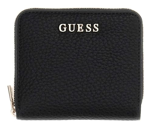 Porte-monnaie GUESS Jessa zippé noir pour ne plus perdre vos cartes