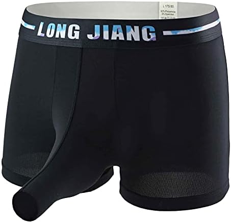 Men's Stretch Trunks Shorts Elephant Boxer Shorts Men's Sexy Underwear Underpants Retro Shorts Short Lingerie Pants Elastic Underwear Briefs