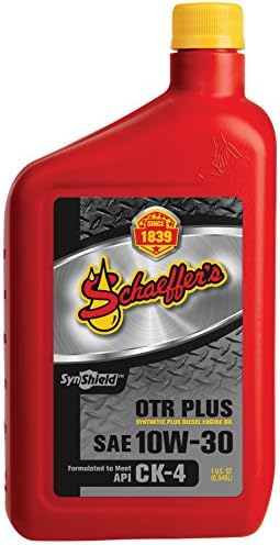 Schaeffer Manufacturing Co. 0711CK4-012S SynShield OTR Plus 10W-30, 1 fl. oz, Bottle