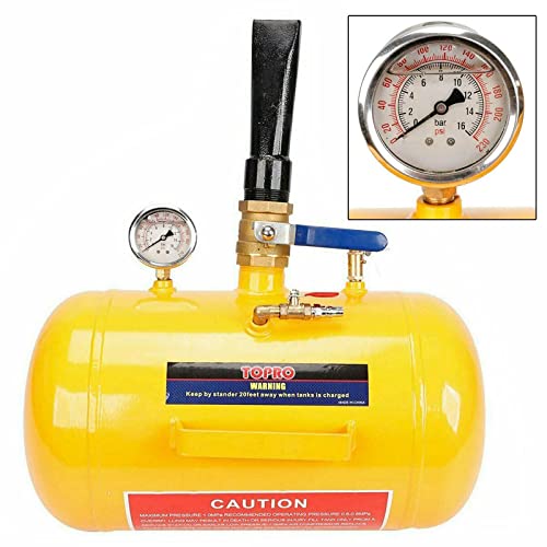 BLACKHORSE-RACING 5 Gallon Air Tire Bead Seater - 145PSI Blaster Tool Seating Inflator w/Gauge Car Truck ATV Tank Heavy Duty by BLACKHORSE-RACING - Used condition - US$70.04
