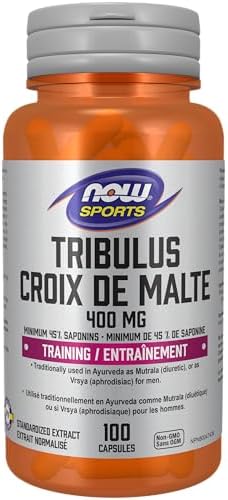 NOW Sports, Tribulus (Tribulus terrestris) 400 mg, Enhanced Vitality*, 100 Veg Capsules