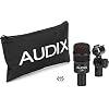 AUDIX D4 Hypercardioid Dynamic Instrument Microphone for Kick Drums, Toms, and Bass Instruments