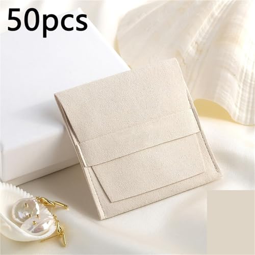 Bolsas de microfibra para joyería que evitan enredos en pendientes y collares 7