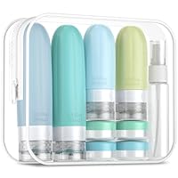 Set 16 Bottiglie Viaggio In Silicone Gemice - Kit Cosmetici Antiperdita, FDA Approved, Senza BPA - Foto 4
