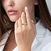 YeGieonr Gold Rings for Women Non Tarnish Signet Ring, Waterproof Stainless Steel 18K Gold Plated Sun Ring, Fashion Gold Jewelry