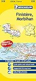 Michelin Map France: Finistre, Morbihan 308 (Maps/Local (Michelin)) (English and French Edition)