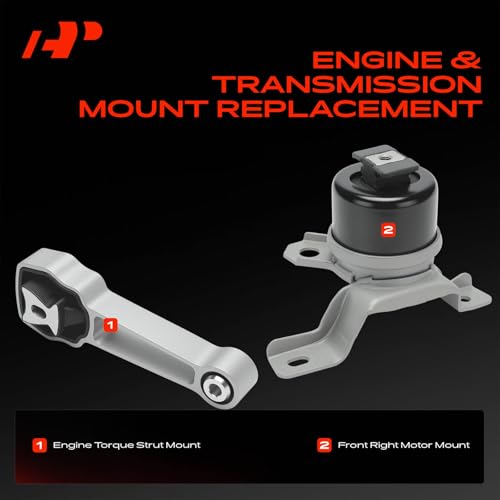 A-Premium 2PCS Engine Motor Mount and Torque Strut Mount Set Compatible with Volvo XC60 2010-2016, S60 2011-2016, XC70 2008-2015, S80 2007-2015, V60, V70 & Land Rover LR2, Discovery Sport by A-premium - Image 3